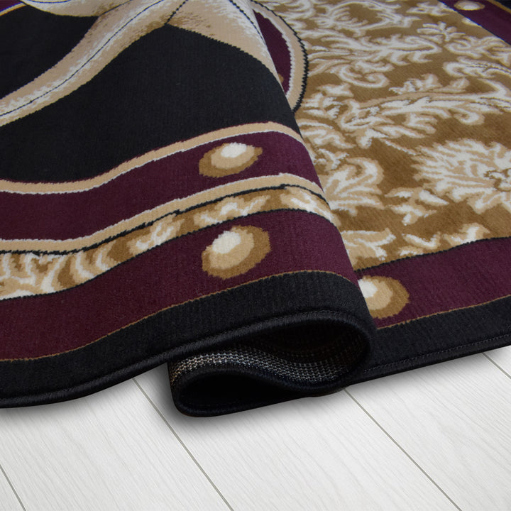 Great West Western Star Polypropylene Area Rug for Living Room, Bedroom & Entryway | Rustic Farmhouse Indoor Carpet | Soft 0.35" Pile Height