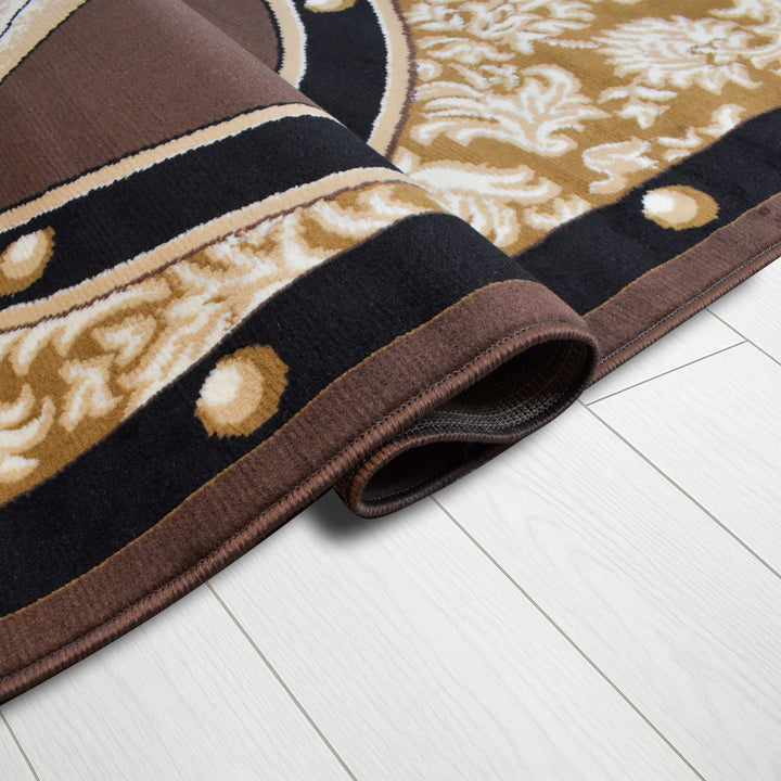 Great West Western Star Polypropylene Area Rug for Living Room, Bedroom & Entryway | Rustic Farmhouse Indoor Carpet | Soft 0.35" Pile Height