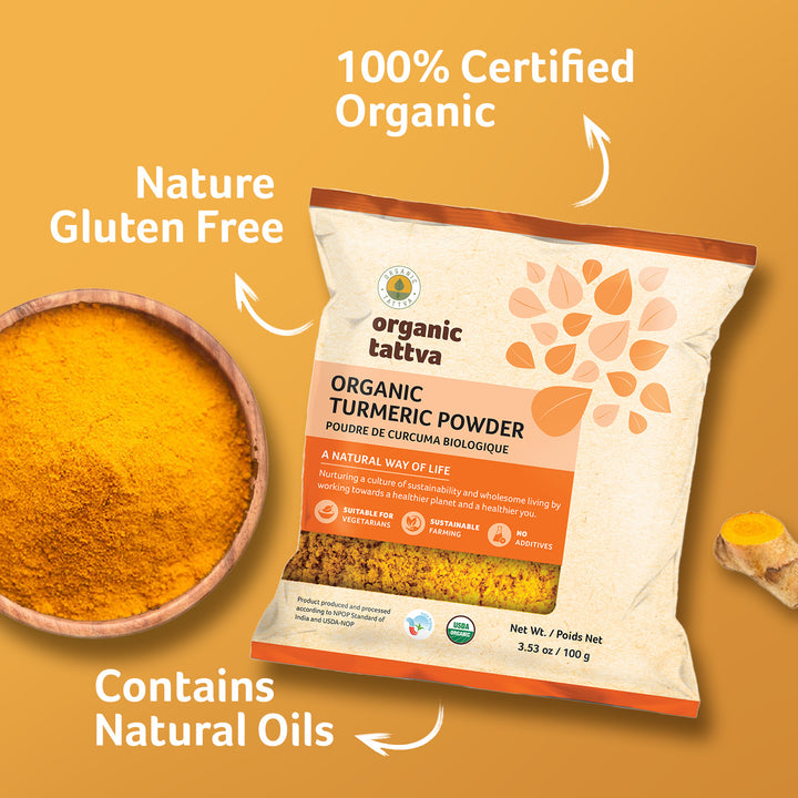 Organic Turmeric Powder 7 oz Pack of 24