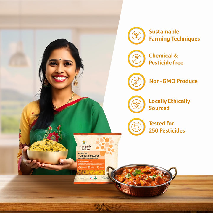 Organic Turmeric Powder 7 oz Pack of 24