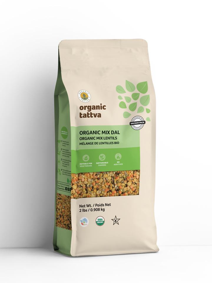 Organic Mix Dal 2 lbs Pack of 5