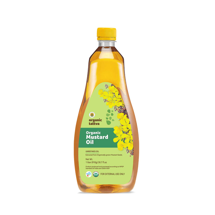 Organic Mustard Oil 1 Litre Pack of 12