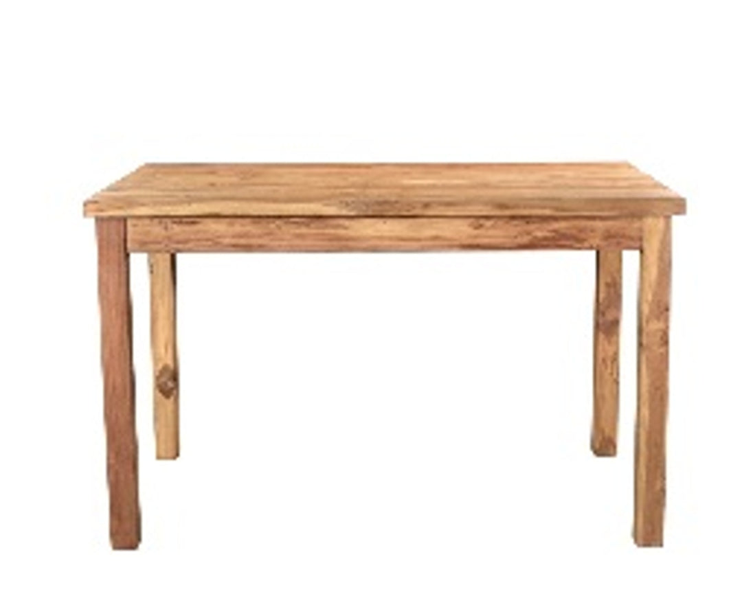 Wood Dining Table | Teak Wood | Natural Finish | Handmade Table | 50x29x30"