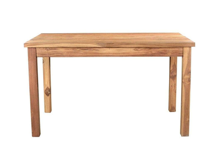 Teak Wood Dining Table | 142x78x15 cm | Durable & Stylish Dining Table for Kitchen, Dining Room & Home Decor