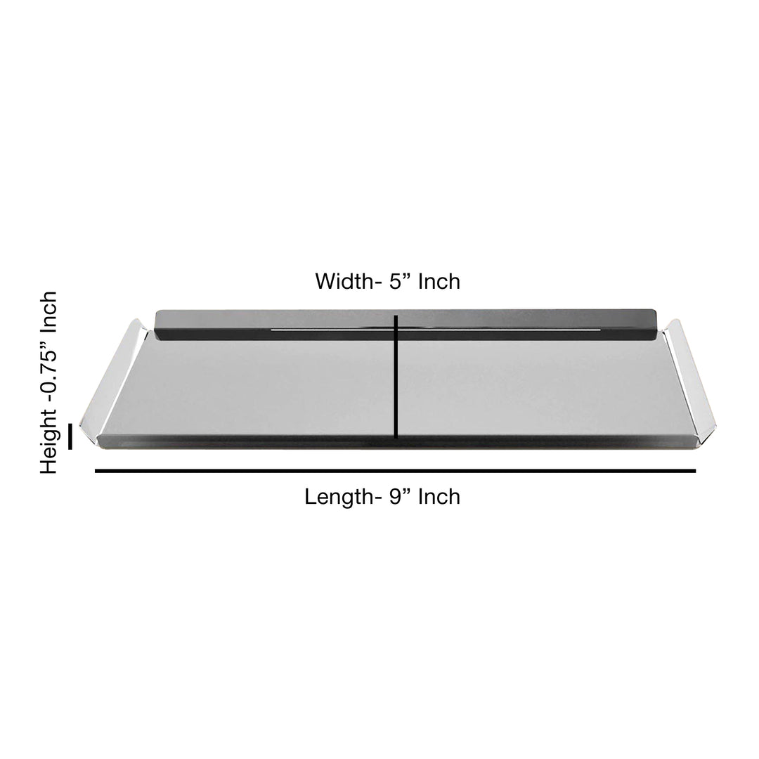 Stainless Steel Storage Organizer Tray for Bathroom | Shinny Finish