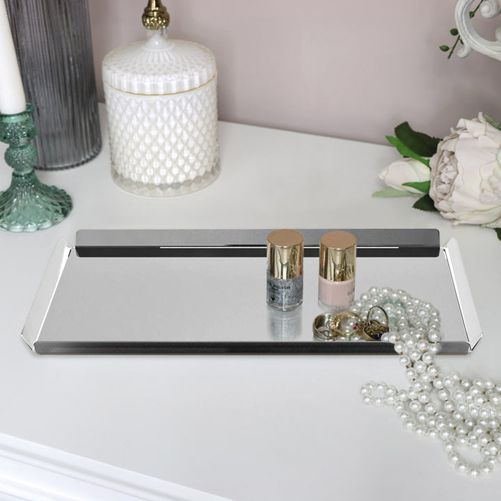 Stainless Steel Storage Organizer Tray for Bathroom | Shinny Finish