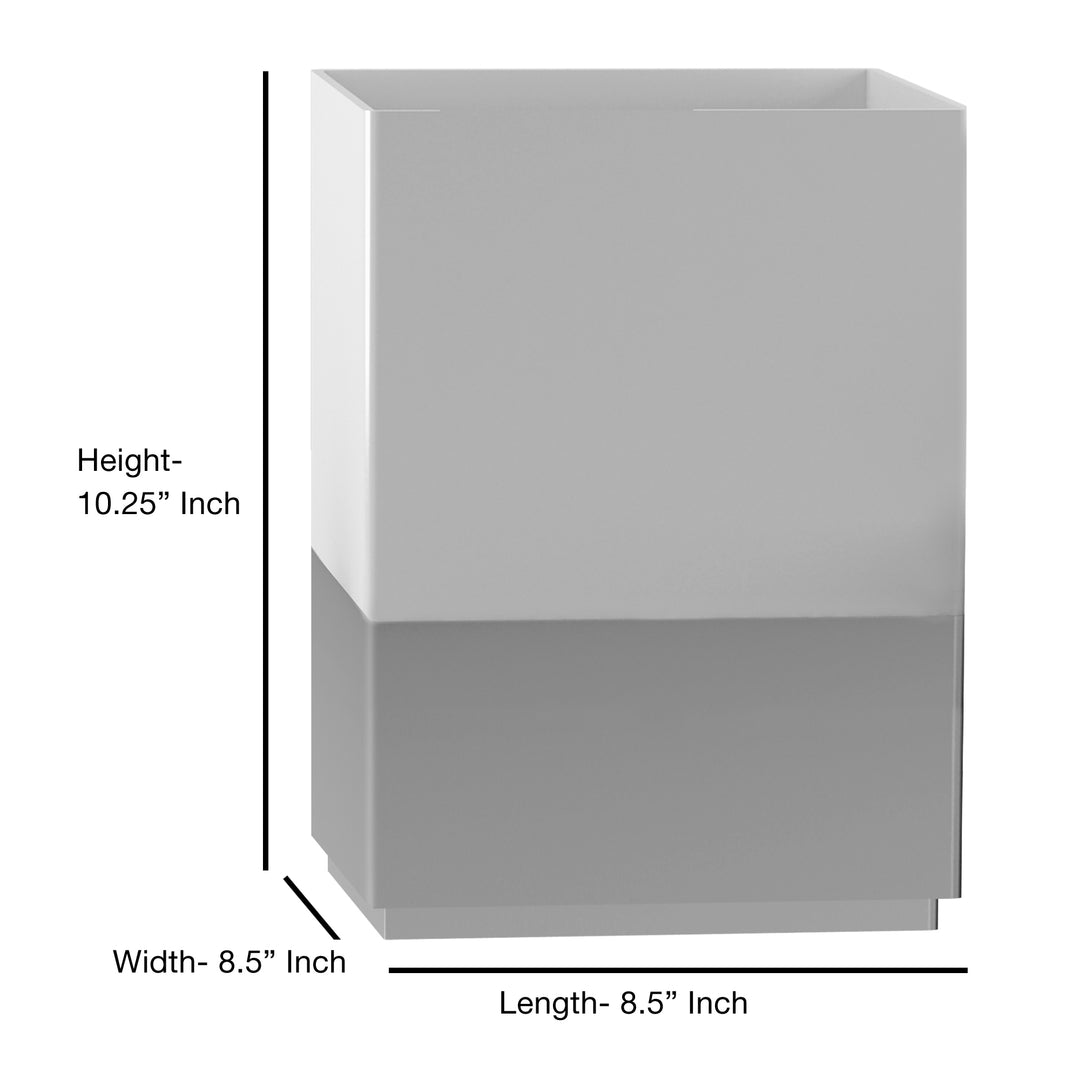 Ceramic Wastebasket, 7Qt