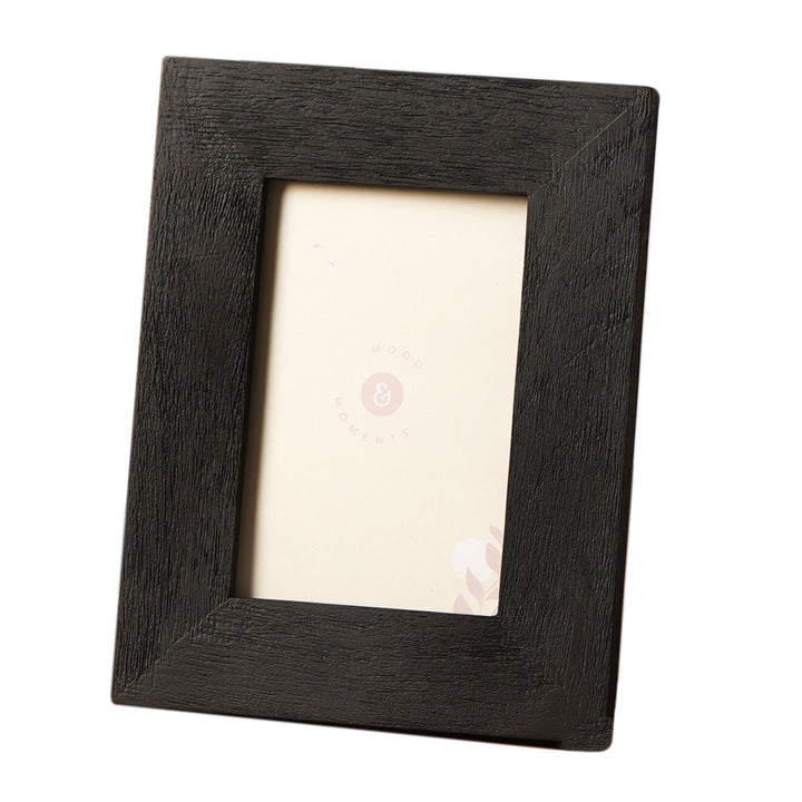 Black Short Blasting Photo Frame 4X6"