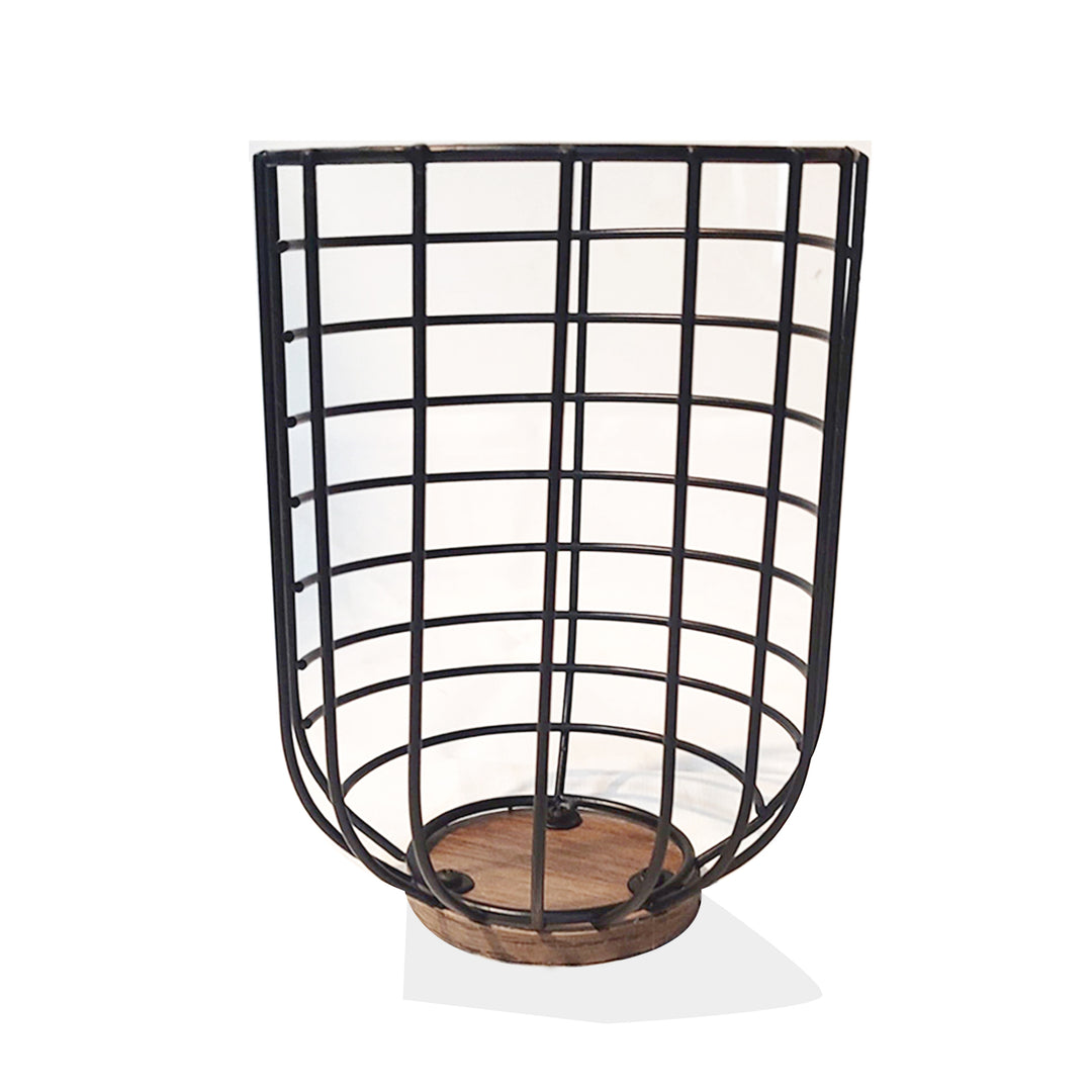 Metal Wire Utensil Holder For Kitchen Utensil Storage And Tabletop | Organizer For Countertops, Pantry | Black