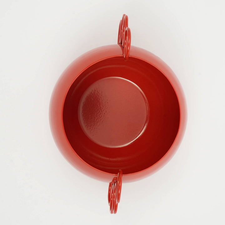 Quirky Red Planter | Tomato Red Modern Indoor Plant Pot
