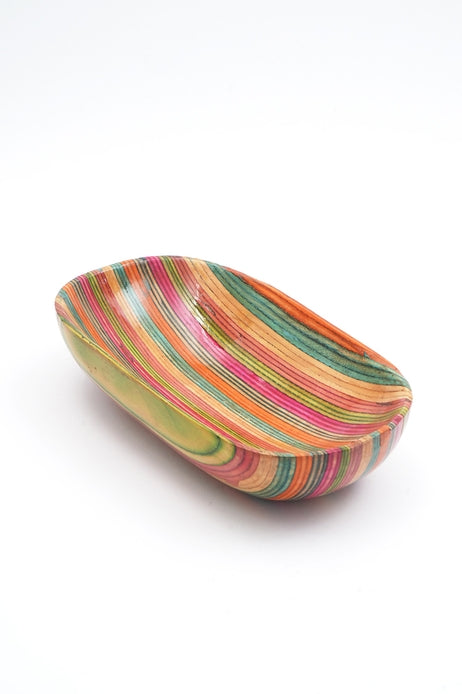 MULTI COLOR DECORATIVE OVAL BOWL