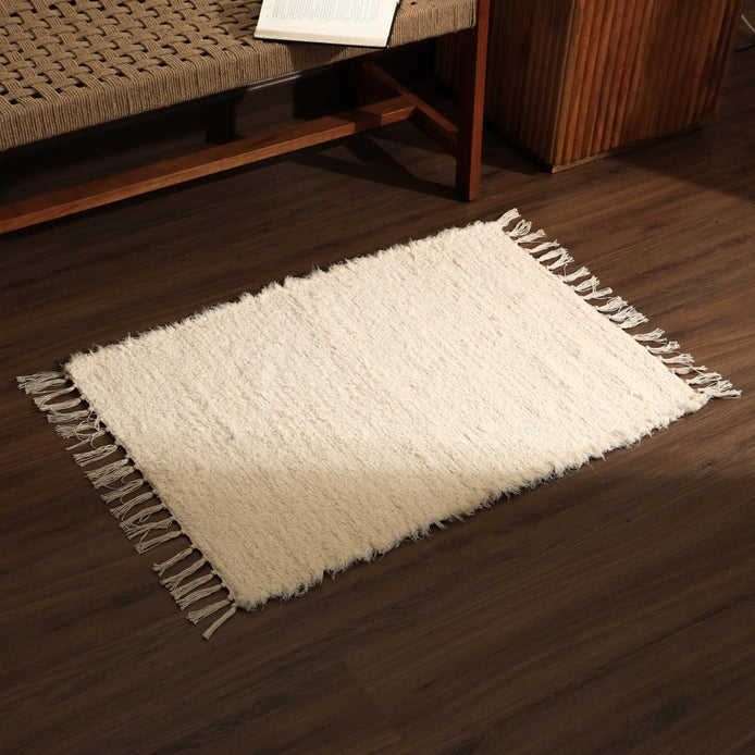 Camelot Scatter Rugs White 36"x24"