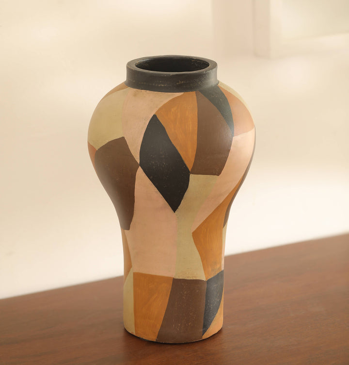 Retro Terracotta Vase (Large)