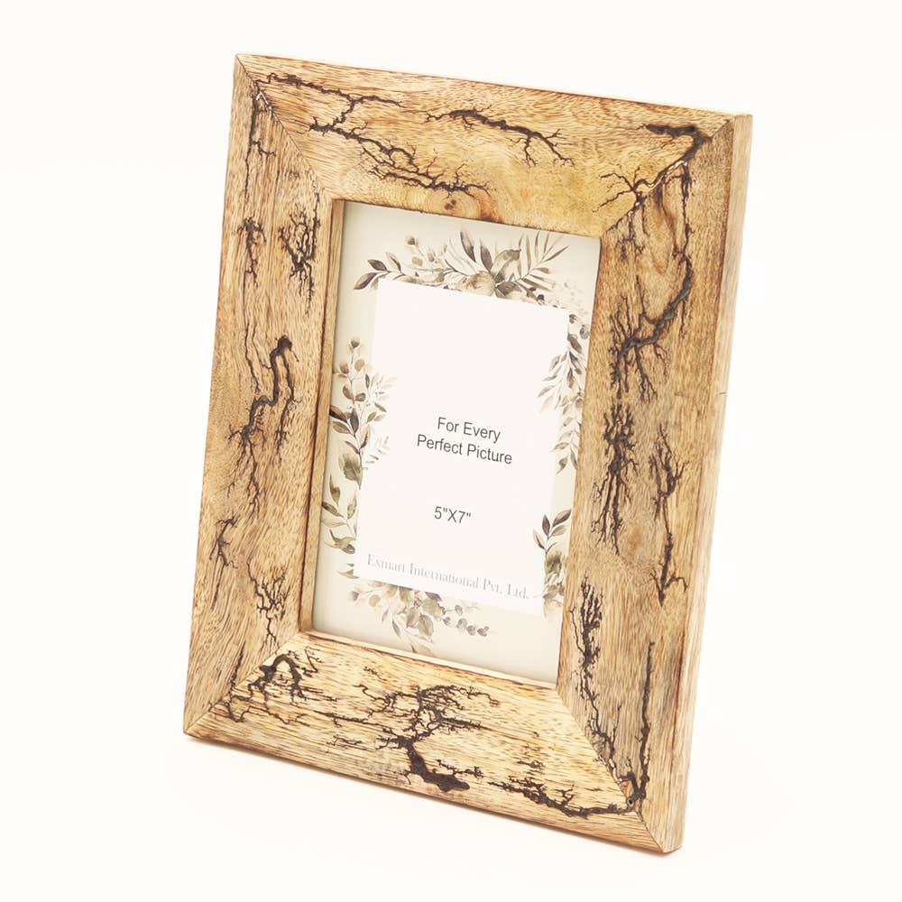 Wooden Carving Photo Frame  Lasor Effect