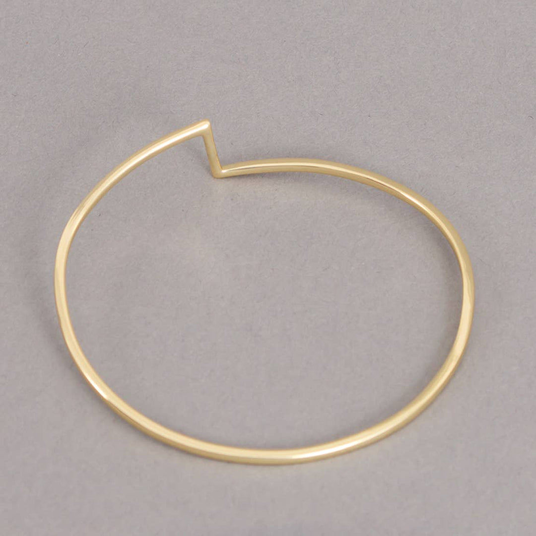 Era Bangle / Gold - Brass / 2.5 X 2.5 Inches (L X W) / Moq - 4 Pcs