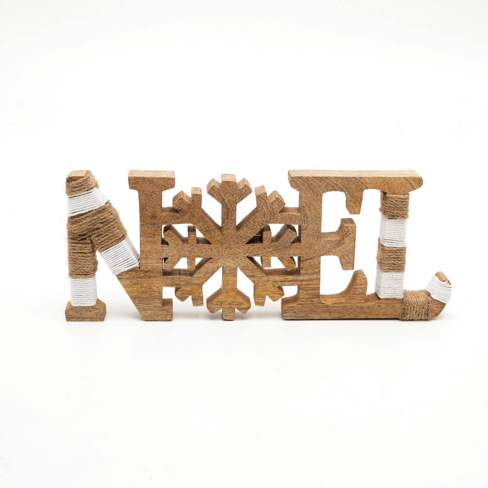 (NOEL) Wooden Table Top Letter