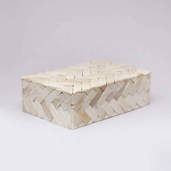 BREADED JEWEL BOX/IVORY BONE