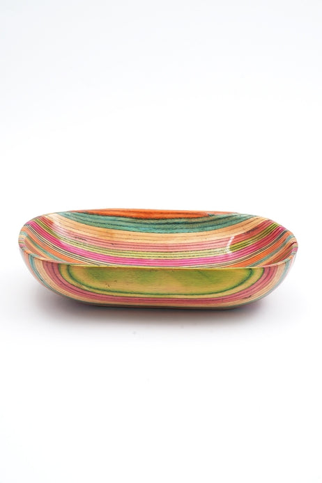 MULTI COLOR DECORATIVE OVAL BOWL