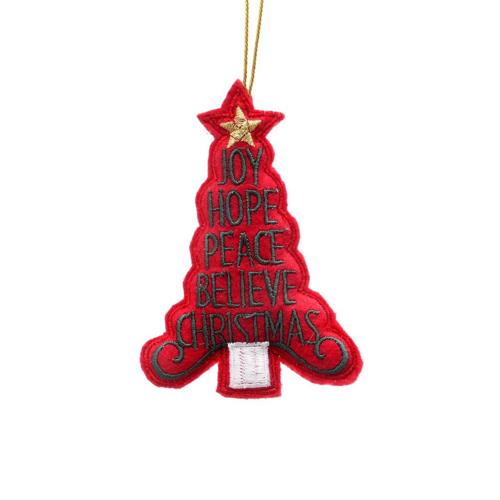 Thread Work Hanging Tree Ornament
