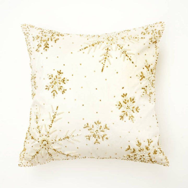 Festive Bead Work Cushion