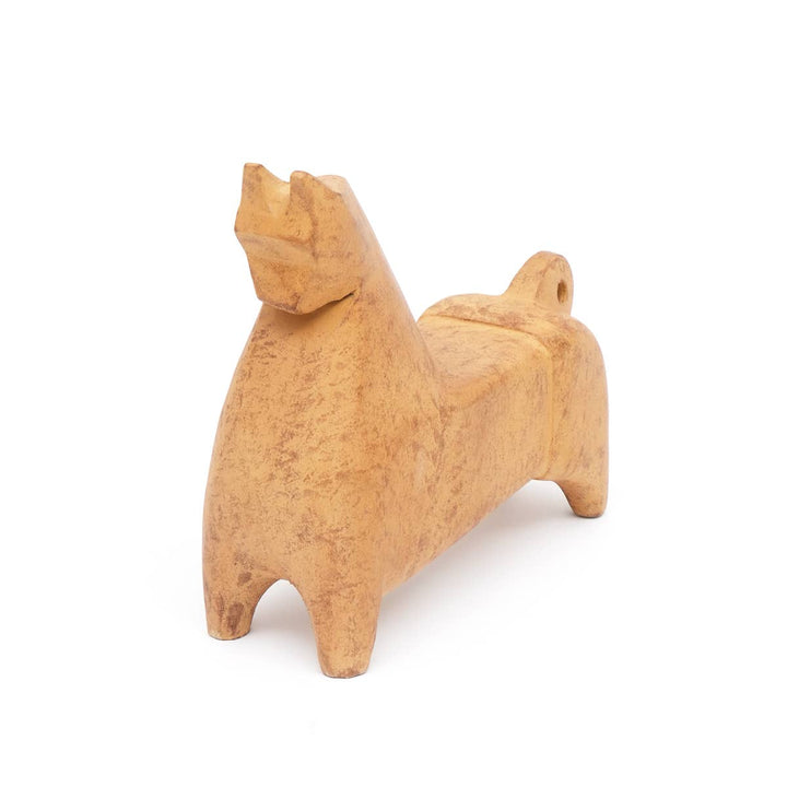 Wooden Horse Décor Object Size 8X2.75X8 Inch