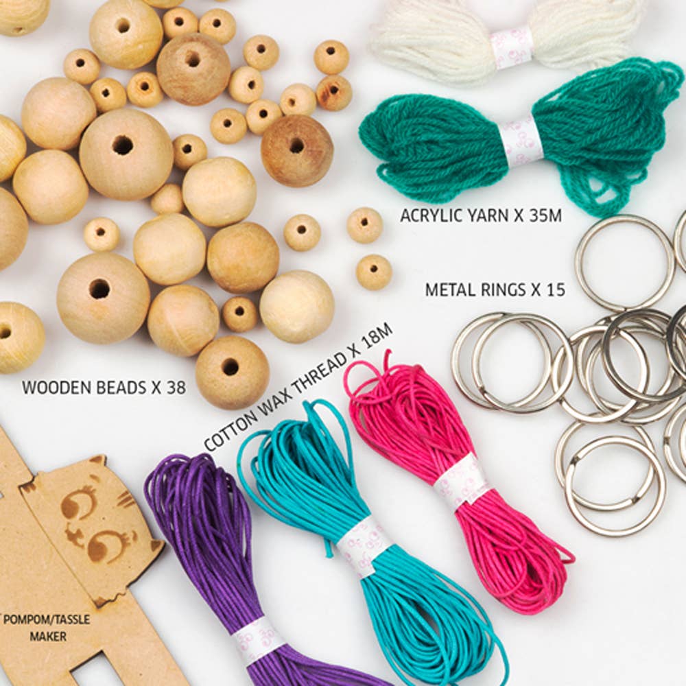 Keychain Dolls Craft Kit Unique Diy Activity Set