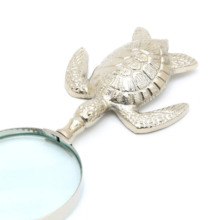 Magnifying Glass with Aluminum Turtle Handle
