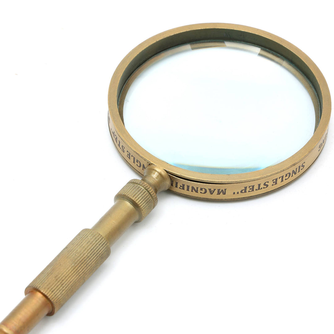 Cast Aluminum Handle Magnifying Glass