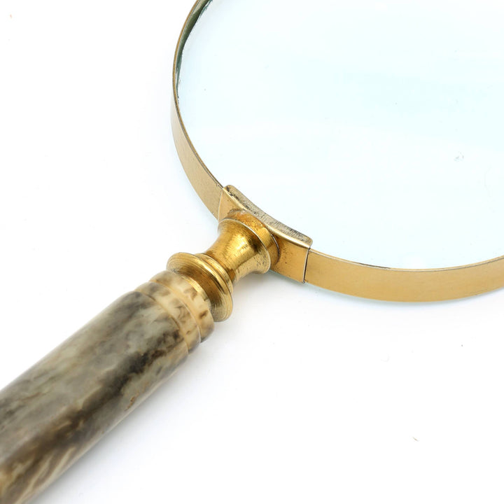 Magnifying Glass With Marbelized Resin Handle