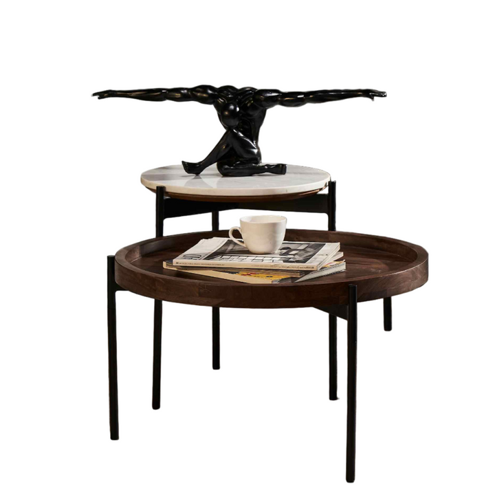 Set Of 2 Throne Coffee Table