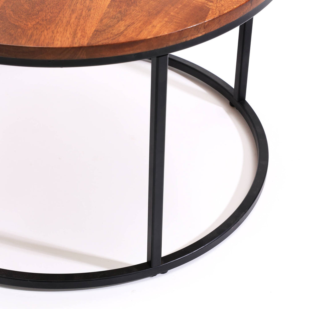 Round Coffee Table Set of 2