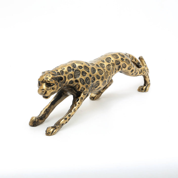 Decorative Jaguar Sculpture-Animal Figurine- 18"x3"x6"